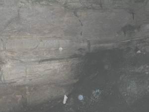 57 Figura 44 Salão da caverna com grande quantidade de guano acumulada