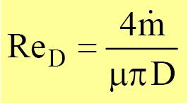 tubos circulares Re u D