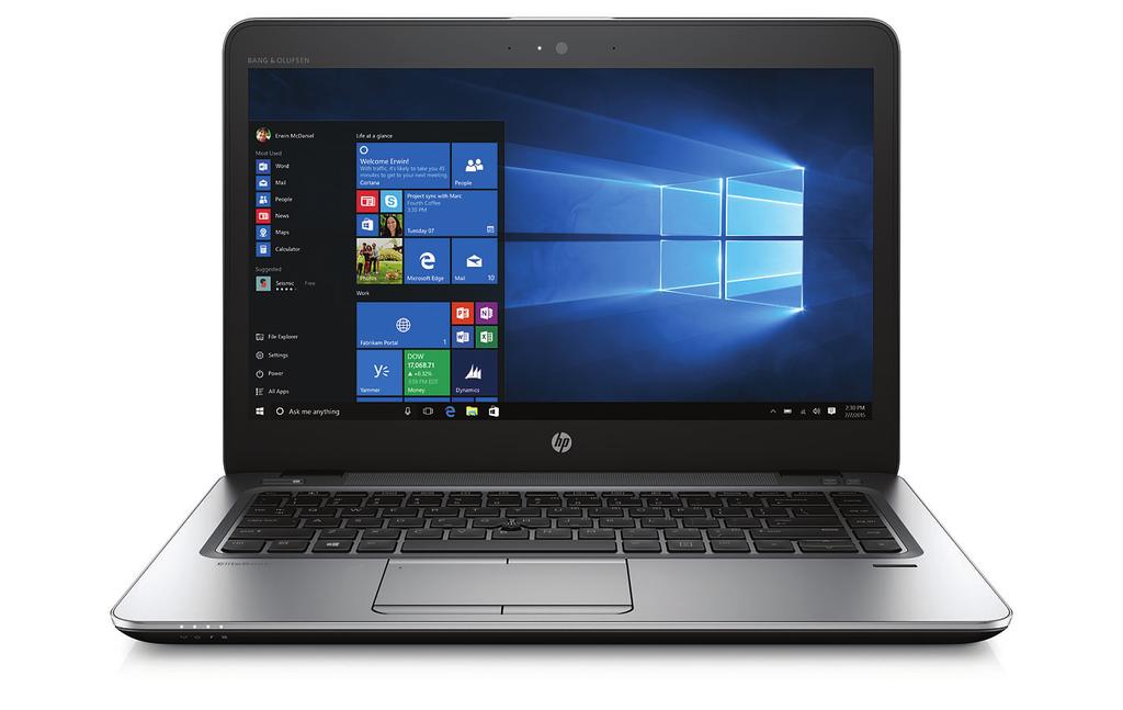 Folheto de especificações Notebook HP EliteBook 840 G4 Eleve seus negócios com um notebook ultrafino e profissional que capacita os usuários a ter o melhor desempenho.