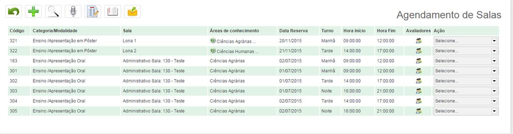 Após preencher os dados solicitados clicar em Salvar ( clicar em Cancelar ( ) para finalizar a operação, ) para cancelar a ação ou então clicar em Voltar ( ). 2.4.