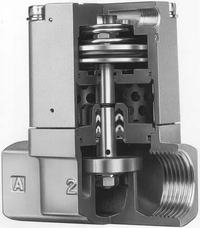 Válvula de 2 vias para vapor e fluidos a altas temperaturas Série VND Válvula de 2 vias para vapor MÁX.