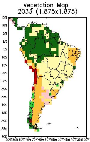 Sensitivity Analysis to Savannization of Amazonia