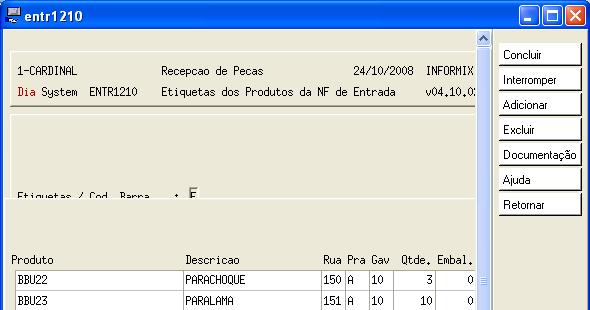 Estoquista Capitulo 03 A quantidade de etiquetas já vem preenchida com 1 (uma), você poderá alterar a quantidade para quantas etiquetas forem