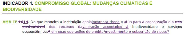 Propostas de ajustes no questionário 2018 AMB IF