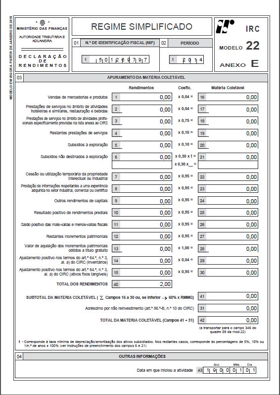 Novidades DEFIR 2015