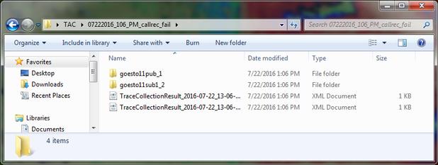 Quando RTMT recolhe um grupo de arquivos, redige um arquivo TraceCollectionResult*.