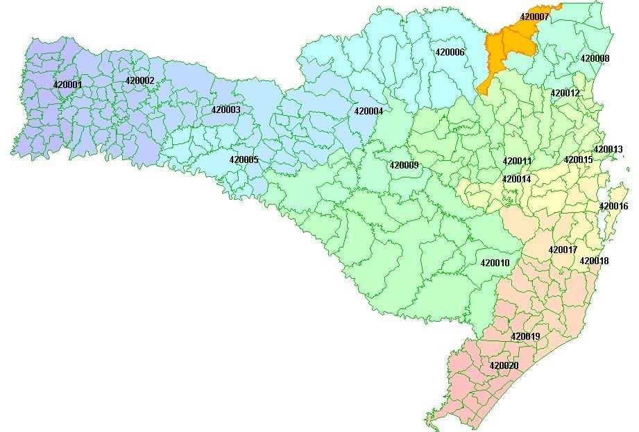 6. SISTEMA LOCAL DE PRODUÇÃO DE SÃO BENTO DO SUL - SC O município de São Bento do Sul está localizado na região do planalto norte de SC, e pertence à microrregião de mesmo nome, juntamente com os