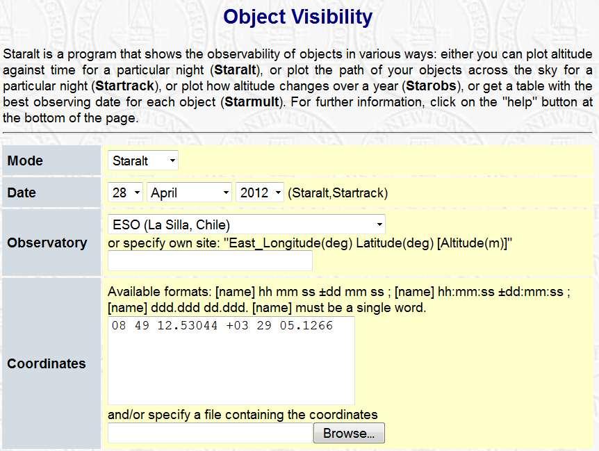 Object visibility