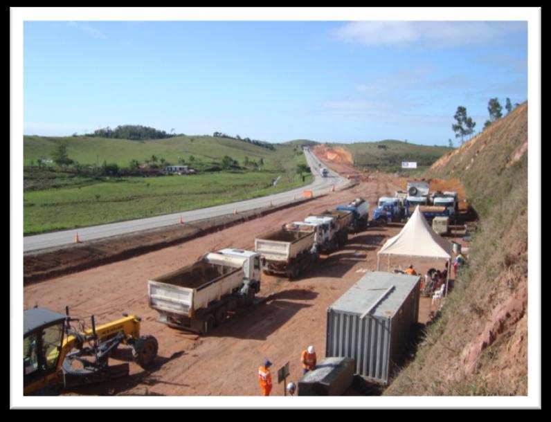 Principais Projetos em Andamento Autopista Fluminense Duplicação de 59,6 km da BR 101/RJ, entre os municípios de Macaé e Campos de Goytacazes, iniciada na segunda quinzena de