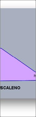vértices do triângulo e os lados