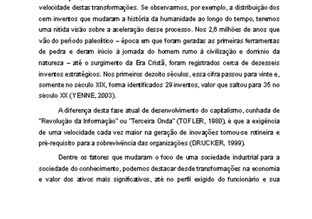 No desenvolvimento: - Atenção ao espaçamento, organização dos títulos - Para a organização das seções,