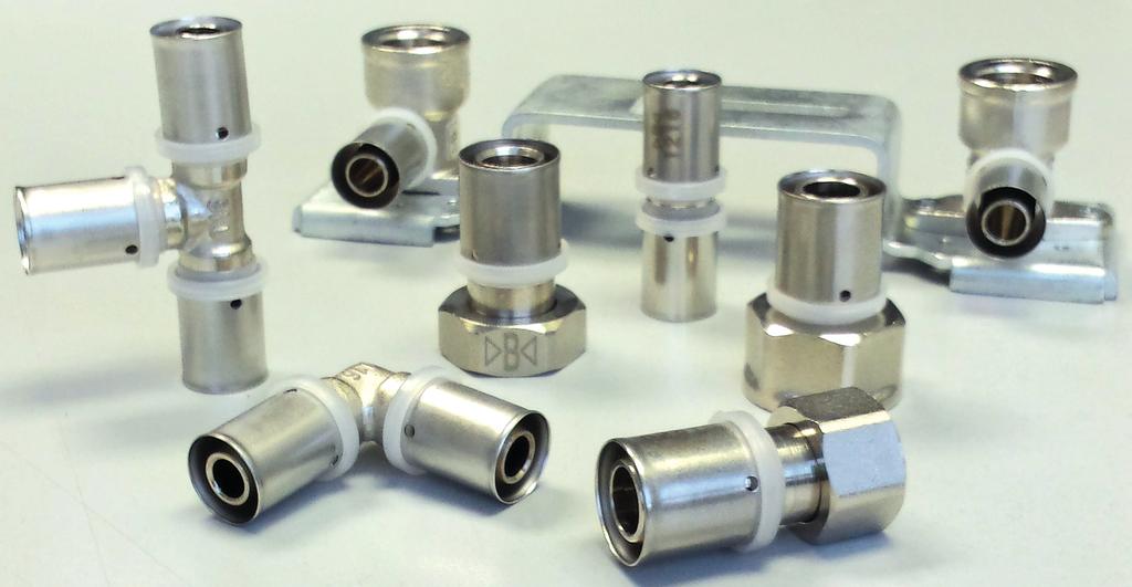Sistema Multicapa tubo y accesorios prensados metálicos.
