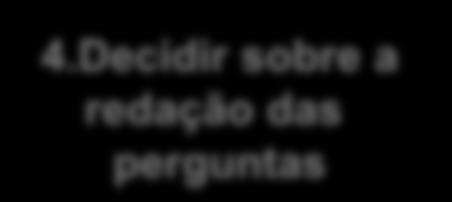 O Processo de Desenvolvimento de Questionário