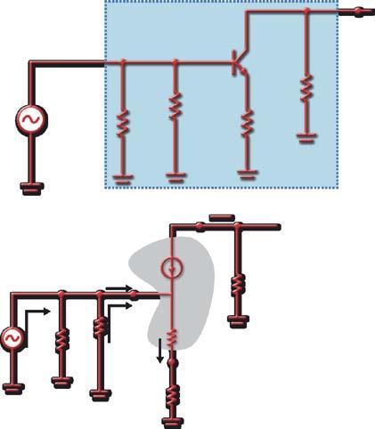 2 mostra um amplificador com ralimntação ngativa m por mio do rsistor R 1. ss rsistor não tm capacitor d dsacoplamnto m parallo, o qu causa a ralimntação m.