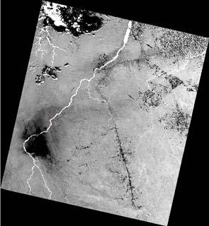 O resultado da análise multitemporal entre as imagens MODIS