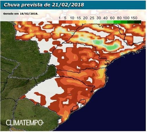 Dados Meteorológicos Há predominância de