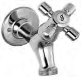 Wall tap Robinet mural Grifo mural cromado / chrome 121 40 011