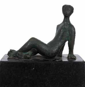 escultura em bronze ass.