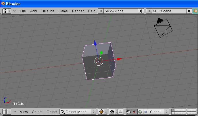 2.1 Navegando pela 3D Window A 3D Viewport Window vai ser o lugar onde você vai passar mais tempo, portanto, a primeira coisa que você deve aprender é como