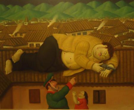 pergunta Por que Botero pinta gordos? Ele diz: Engordo a mis personajes para darles sensualidad. No estoy interessado en los gordos por los gordos.