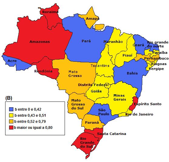 4 Conclusões A tendência da AIDS no Brasil é um fator preocupante e possui maior intensidade nos estados da região Sul, Norte e Centro-Oeste; principalmente no estado do Rio Grande do Sul.