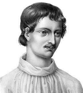 Giordano Bruno (1548-1600) Seguindo o heliocentrismo de Copérnico, Giordano Bruno largou o