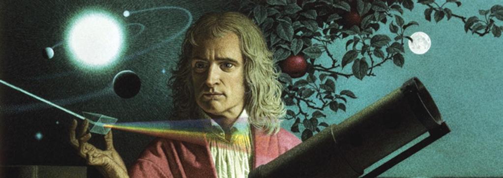 Isaac Newton (1643-1727) Autor da Lei da Gravitação Universal, enunciada no livro Principia, de 1686.
