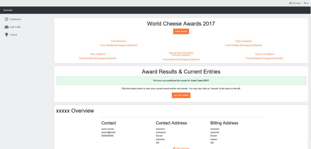 7 3. Inscrição no World Cheese Awards 2018 Clique para descarregar os documentos de informação sobre a inscrição para participar no World Cheese Awards 2018: Entry Brochure [Folheto de Inscrição];