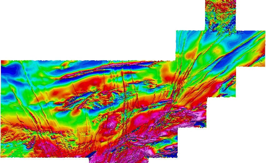 Magnetometria gradiométrica e gamaespectrometria Imagem do