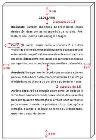 42 5.2 GLOSSÁRIO Lista de palavras pouco conhecidas ou estrangeiras, ou termos e