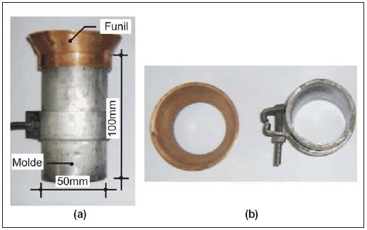 de 1:2:9 (cimento:cal:areia) e fa/c = 2,18. A Tabela 1 apresenta o quantitativo de materiais utilizados para moldagem dos corpos de prova de argamassa.