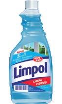 ANTIEMBAÇANTE GATILHO 300ml 7112 7112 LIMPA VIDROS LIMPOL COM ÁLCOOL 4 EM 1 SQUEEZE LIMPADOR DESENGORDURANTE 7168 7168