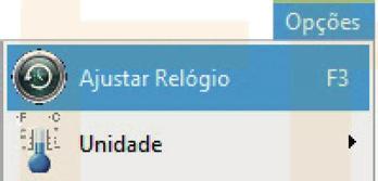 Configurações As principais configurações do Protemp 3 podem ser feitas via software,