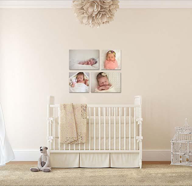 Decoração Canvas Já pensou em decorar a sua casa com fotos lindas do seu bebê? Pensando nisso, agora também temos opções de lindos quadros.