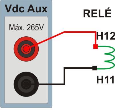 Sequencia para testes do relé GE-745 no software VoltsPHz 1. Conexão do relé ao CE-600X 1.