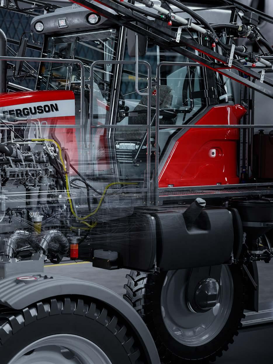 SISTEMA iegr Os pulverizadores da Massey Ferguson estão alinhados às exigências do Programa de Controle de Poluição do Ar por Veículos Automotores (Proconve) e possuem o sistema de Recirculação de