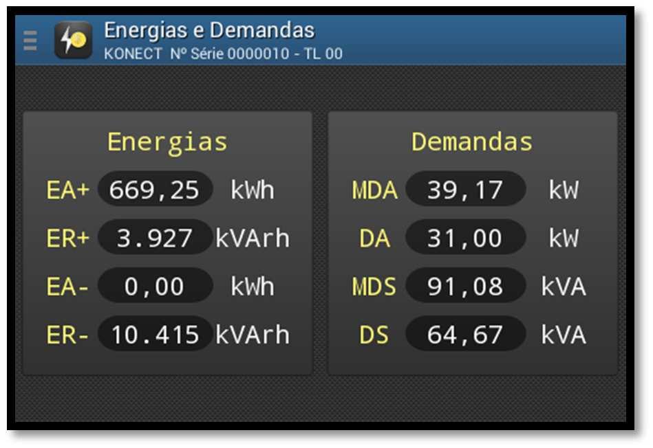 configuração, download dos registros armazenados em memória de massa, geração de