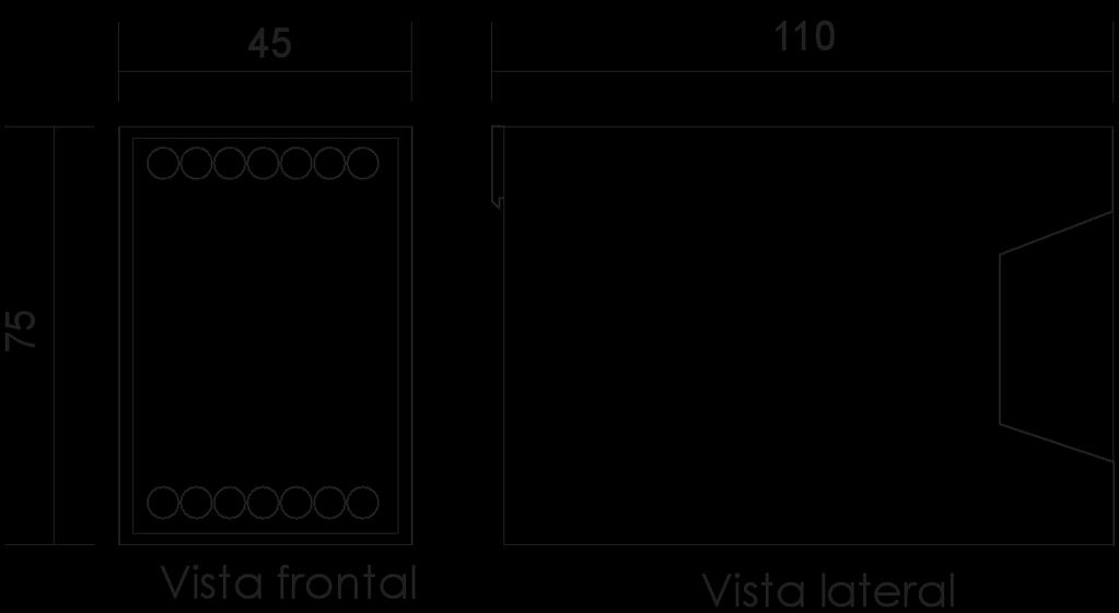 Dimensões Relé