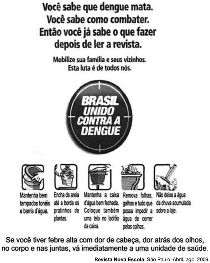 Esse texto é uma propaganda veiculada nacionalmente. Esse gênero textual utiliza-se da persuasão com uma intencionalidade específica.