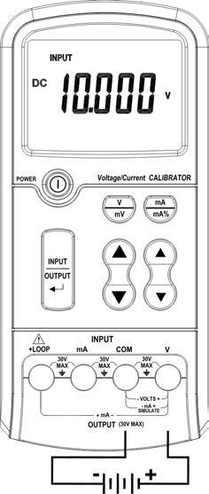 4.3 PROTEÇÃO O calibrador modelo DC80L utiliza dois fusíveis de proteção (125 ma / 250 V), conectados internamente em série com os terminais (2) e (4).