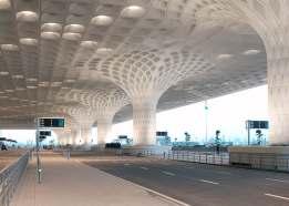 Ex.: Terminal do Aeroporto Internacional de Bombai, Índia (Fonte: dezeen.com) Ex.
