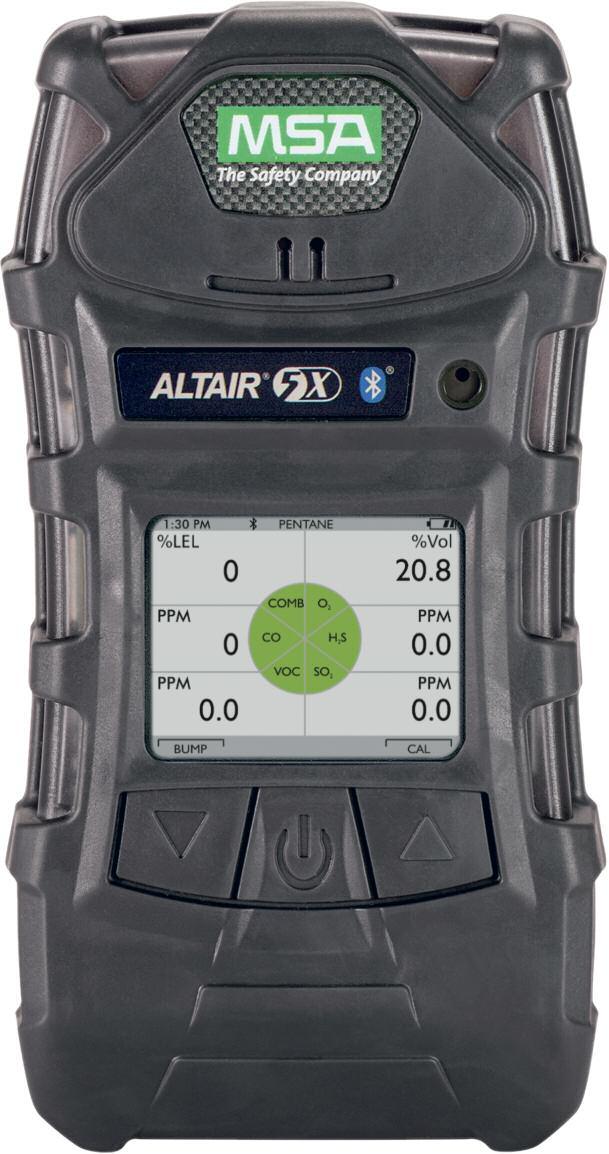 Recursos do Detector Multigás ALTAiR 5X TOTALMENTE COMPATíVEL COM OS SOFTWARES MSA LINk E LINk PRO E O SISTEMA DE TESTE MSA GALAXY GX2 RECURSOS MOTIONALERT E INSTANTALERT AVANÇADOS VARiEDADE DE