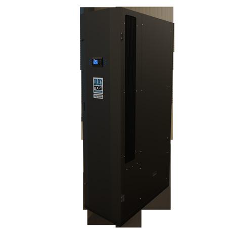 o BAS (Building Automation System) através de uma porta RS-485, Ethernet ou LonTalk.