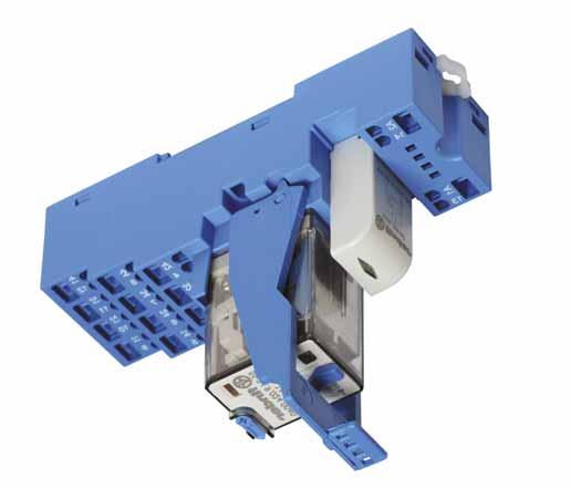 SÉRIE 58 Série 58 - Relé modular de interface 7-0 A Características Relé Modular de interface 4 contatos, largura 3 mm. Interface ideal para sistemas eletrônicos e para PLC. 58.54-4 contatos 7 A (conexão a mola) obina AC ou DC Equipado com módulo de sinalização e proteção EMC Etiqueta de identificação Contatos sem Cádmio 58.