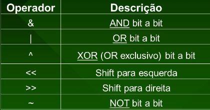 Como Definir Um Pino Por Registradores Operadores bit a bit;