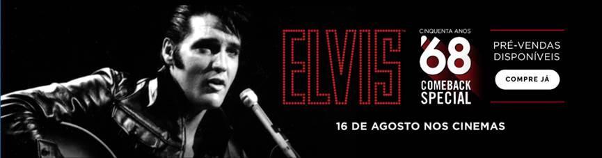 Elvis 68 Comeback Special chega às salas da Cinemark para sessão única FILME SOBRE O ASTRO DO ROCK TERÁ EXIBIÇÃO ÚNICA EM 42 COMPLEXOS DA REDE NO DIA 16 DE AGOSTO.