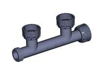 3OUT 3-outlet manifold Manifold PVC-U 3 sorties Colector PVC-U 3 salidas Colector PVC-U 3 saídas G CODE REF.