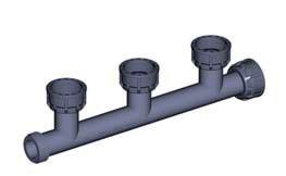 4OUT 4-outlet manifold Manifold PVC-U 4 sorties Colector PVC-U 4 salidas Colector PVC-U 4 saídas G CODE REF.