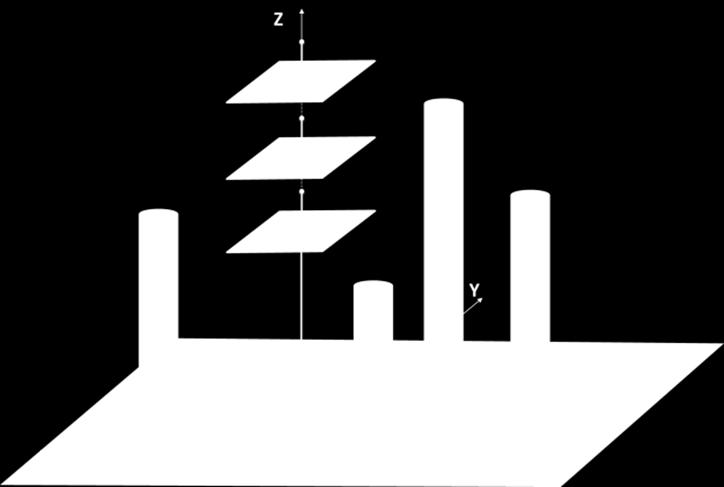 escala do modelo a ser formado Adquire-se uma sequência de imagens, cujas posições planimétricas e orientações