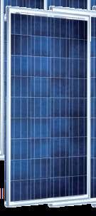 Painel Solar Fotovoltaico thinktech com 60 células de silício policristalino de alta eficiência. Potência pico de 65Wp com a garantia de um produto de conceção europeia.